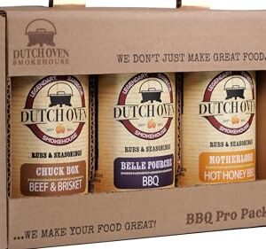 Dutch Oven Smokehouse BBQ Pro Gift Set-BBQ Rubs & Seasonings Gift Set