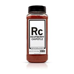Spiceology - Raspberry Chipotle Sweet & Spicy All-Purpose BBQ Seasoning Spice Rub - 16 oz