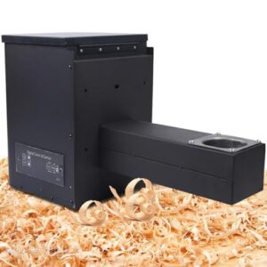 Pellet BBQ Smoker Hopper Assembly Kit, Electric Wood Pellet Smoker Grill Parts Digital Smoker, Adjustable Temperature 165-450°F, for Grill, Smoke, Bake, Roast, Braise, BBQ