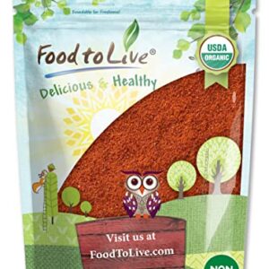 Food to Live Organic Tomato Powder with Sea Salt, 5 Pounds – Made from Non-GMO Sun-Dried Tomatoes. Vegan, Keto-Friendly. Non-Irradiated. Bulk Spice. Perfect for Seasoning, Cooking and Tomato Paste