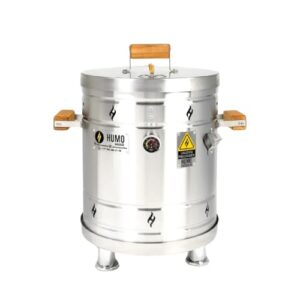 Humo Barriles Barril Para Asar Carne, Barrel Grill and Smoker 2 in 1, Made with Premium Stainless Steel & Easy to Clean and Transport (12 Pounds Capacity)