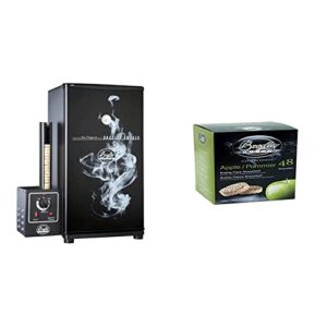 Bradley Smoker BS611 Electric Smoker and Apple Special Blend Bisquettes (48 Pack)
