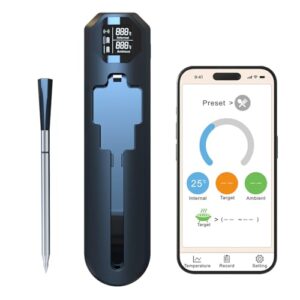 Meat Thermometer Steak Thermometer Turkey Candy Digital Thermometer Kitchen Necessities Instant Read Chef Tools Grill Kitchen Supplies Baking BBQ Essential Christmas Cooking Gifts (DT-131)