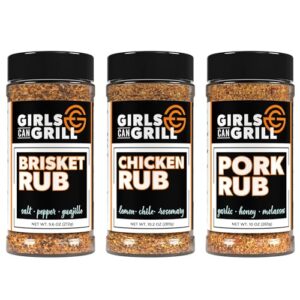 Girls Can Grill BBQ Rub Pitmaster Pack | Award Winning BBQ Seasoning for Beef, Chicken, Pork, Seafood and Veggies