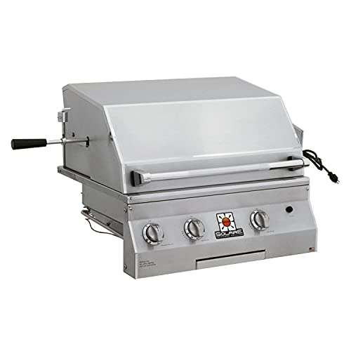 Solaire Deluxe InfraVection Built-in Grill with Rotisserie (SOL-AGBQ-27GVIXL-LP), 27-Inches, Propane