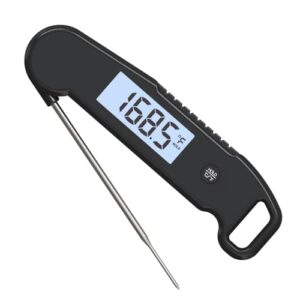 Waterproof Digital Instant Read Meat Thermometer with Backlight for Cooking Food Candy, BBQ Grill, Liquids