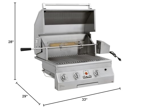Solaire Deluxe 27" Infrared Built-in Propane Grill with Rotisserie & Premium Features - Image 6