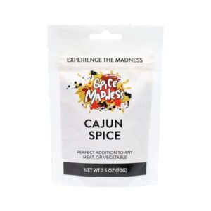 Spice Madness Seasoning Pouches, 3oz (3 Pack, Cajun Rub)
