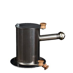 Smokemiester BBQ Smokers Convert Covered Grill to Pellet/wood BBQ Smoker, No Power Needed, Takes No Grill Space, All-in-One Unit, 304 Stainless Steel