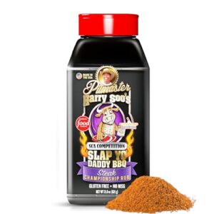 Slap Yo Daddy BBQ Rub Seasoning, SCA Competition Steak - Championship Steak Seasoning From Pitmaster Harry Soo – Savory Prime Rib Rub – No MSG, Gluten-Free – 21.9 oz