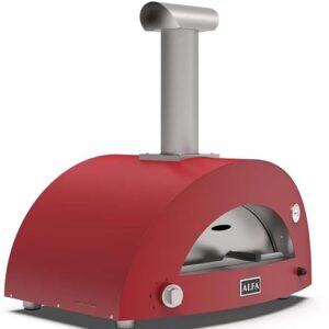 Alfa Moderno 2 Pizze Propane Pizza Oven - Antique Red - FXMD-2P-GROR-U