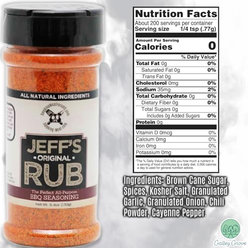 Jeff's Original BBQ Rub: All-Purpose Seasoning for Grill & Smoker, 2-Pack w/ Mints - Image 2