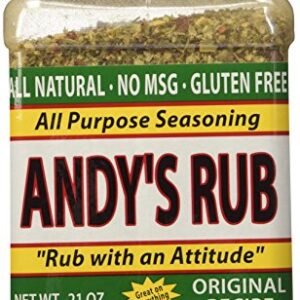 Andy's Rub, an All Natural Rub with Attitude, 21 oz.