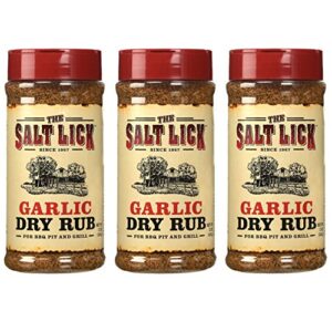 The Salt Lick BBQ Garlic Dry Rub 12 Oz - Pack of 3
