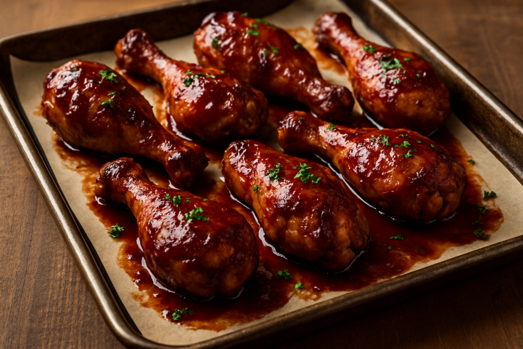 how long do you cook bbq chicken in the oven