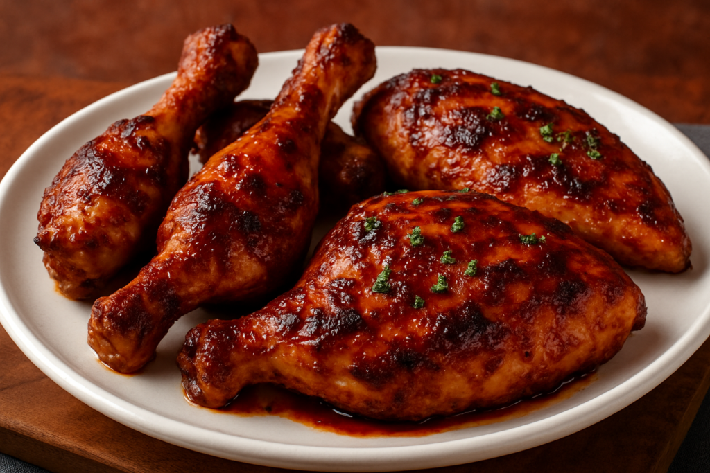 how to cook bbq chicken breast in the oven