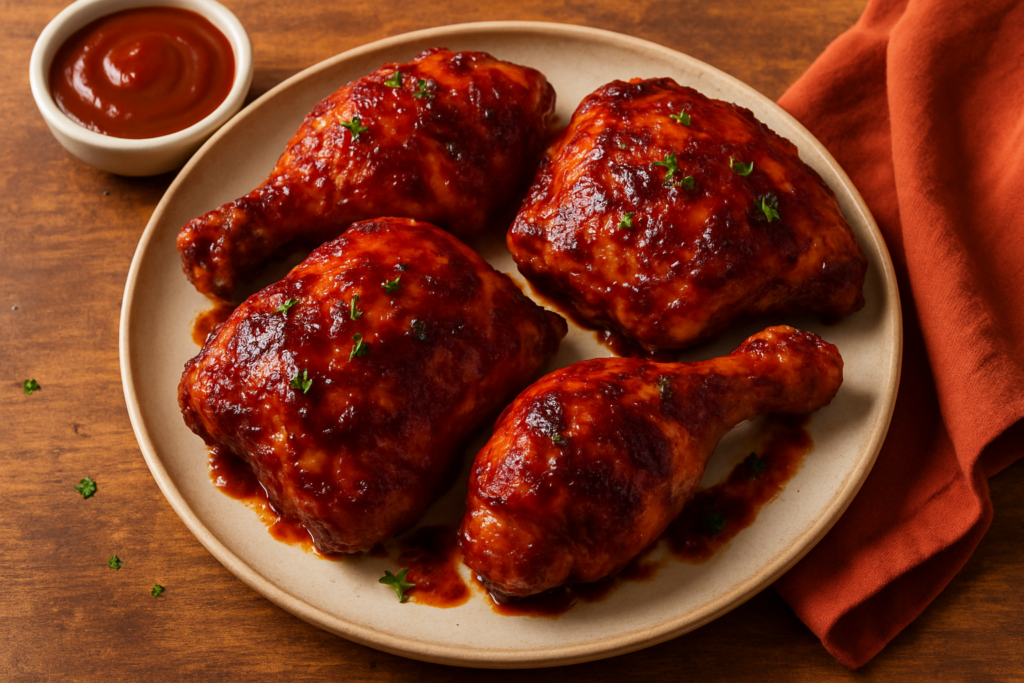 how to make bbq chicken in the oven