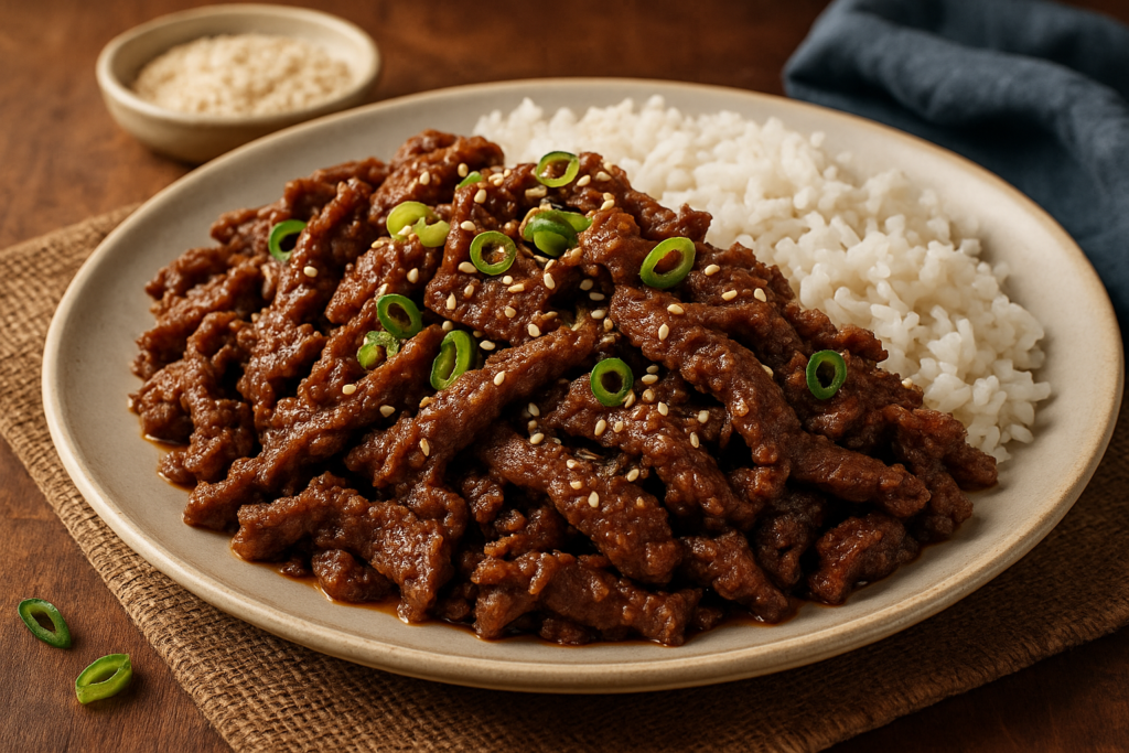 korean bbq beef recipe