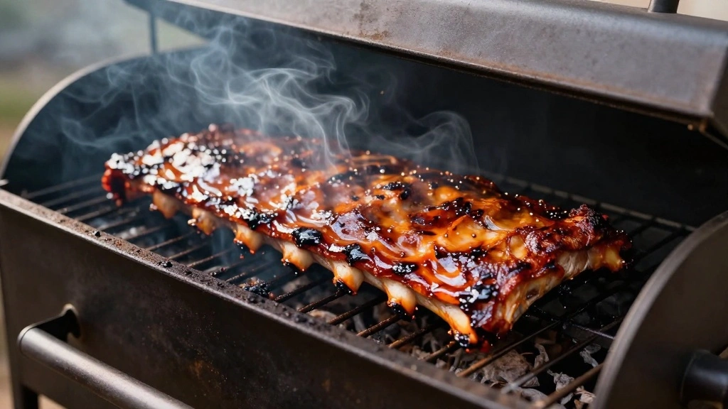 How to Make the Ultimate Smoky BBQ Ribs: Fall-Off-The-Bone Goodness - Step 4: Smoke the Ribs 1