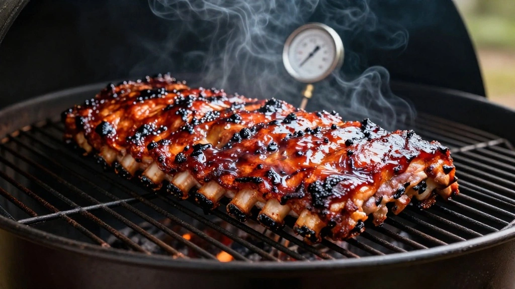 How to Make the Ultimate Smoky BBQ Ribs: Fall-Off-The-Bone Goodness - Step 7: Continue Smoking 1