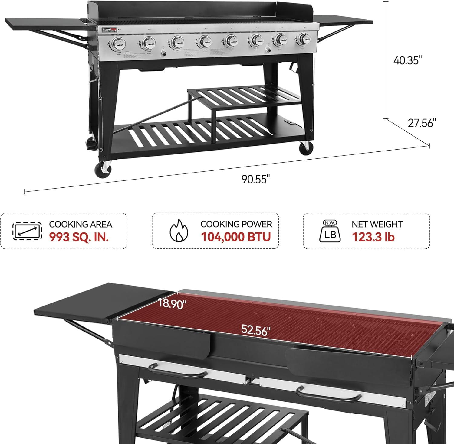 Fired Up⁣ Fun:⁢ Our Royal Gourmet 8-Burner Grill Adventure