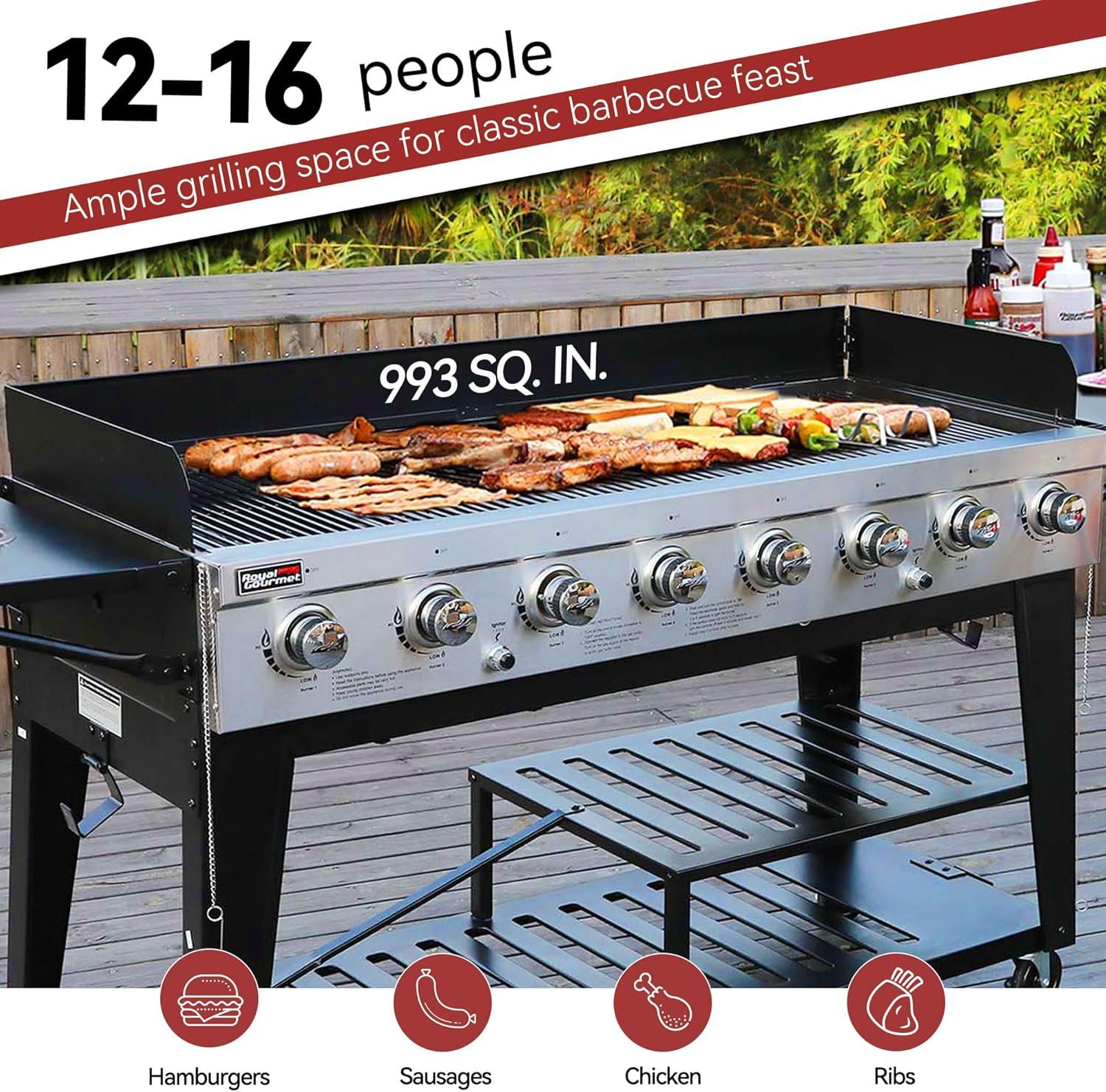 Fired Up ⁤Fun: Our Royal Gourmet 8-Burner⁤ Grill Adventure