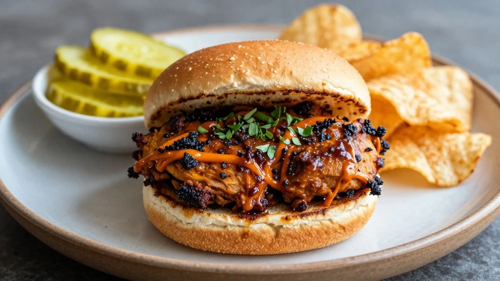 Vegan BBQ Jackfruit Sandwiches: Savory and Satisfying Plant-Based Delight - Step 7: Garnish and Serve 1