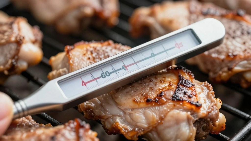 Smoky BBQ Jerk Chicken: A Caribbean-Inspired Grilling Adventure - Step 6: Monitor Cooking Temperature 1
