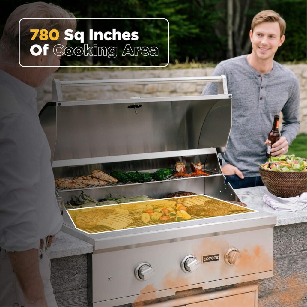 Our Sizzling Review: Coyote’s 34-Inch Propane Grill Magic