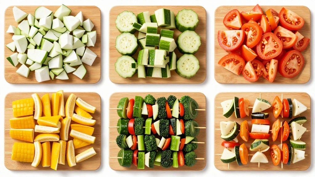 Grilled Moroccan Spiced Chicken Skewers: A Gourmet BBQ Adventure - Step 4: Prepare Vegetables 1