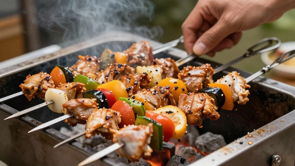 Grilled Moroccan Spiced Chicken Skewers: A Gourmet BBQ Adventure - Step 5: Assemble Skewers 1