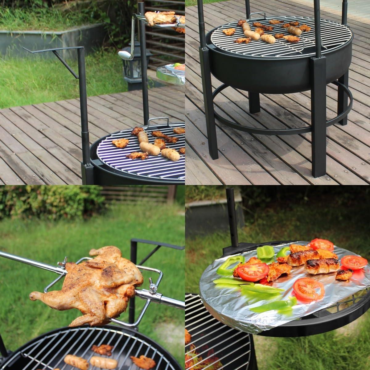Camping Bliss: our ​All-in-One ⁢Fire Pit with Grill Fun