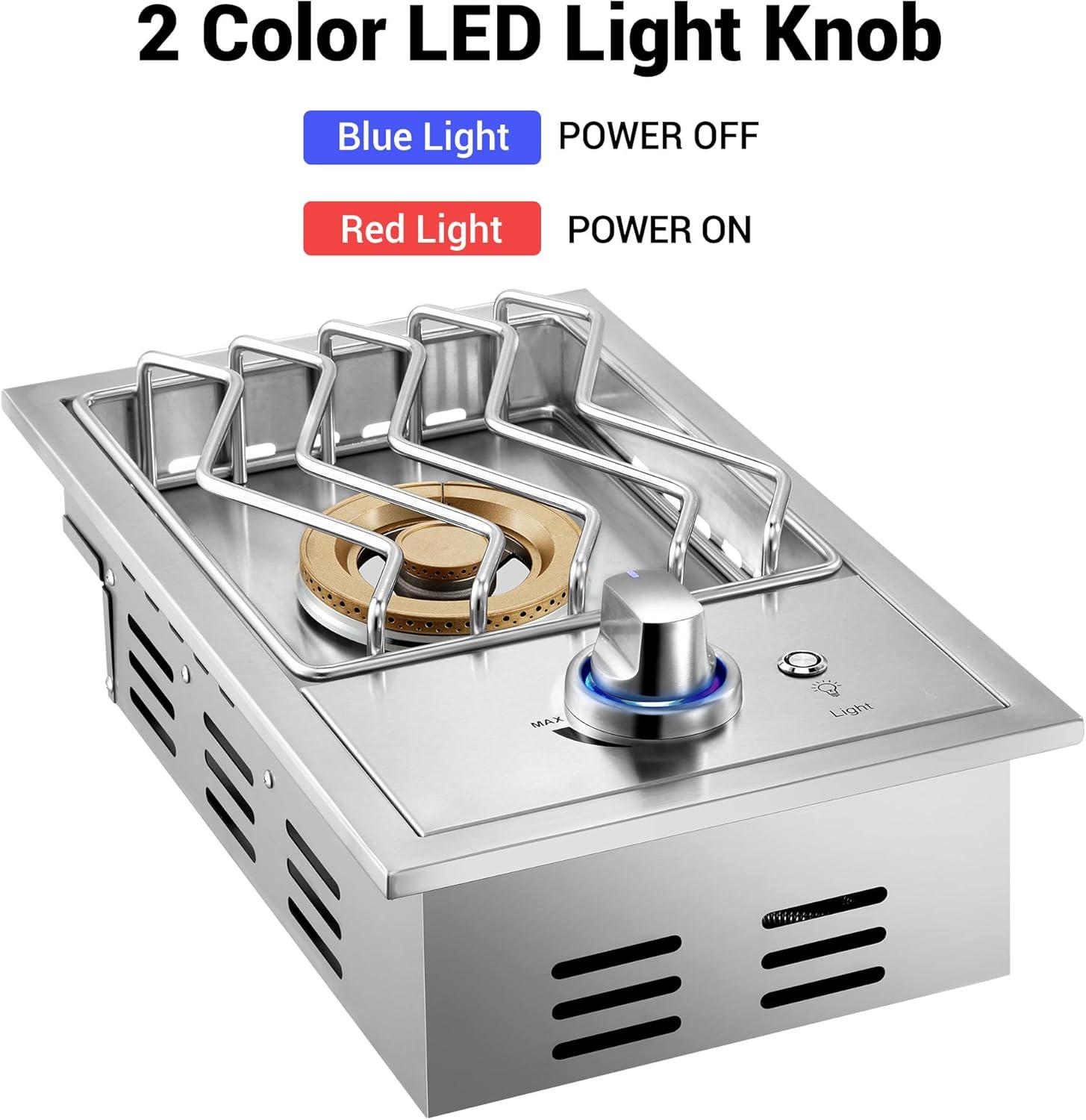 Our Backyard's Secret Weapon: ‍17,500 ​BTU Side Burner