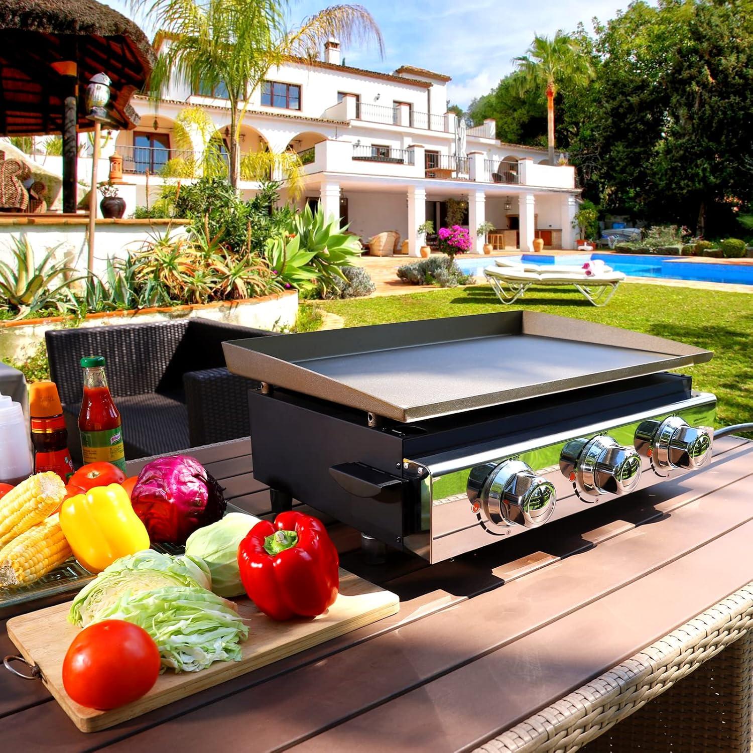 Sizzle Season: Our Take on the Cecarol 3-Burner Griddle