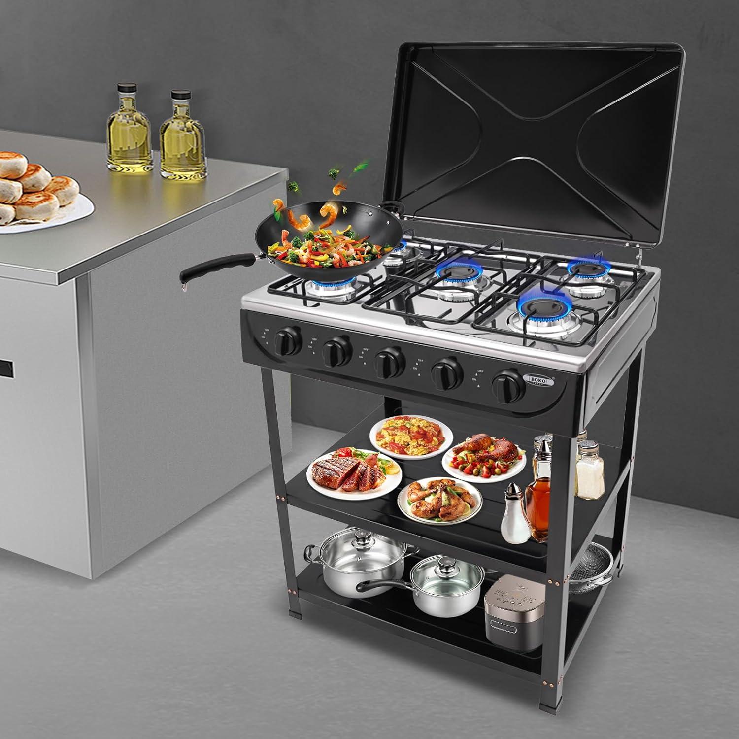 our adventure with the 5-Burner Portable Gas Stove