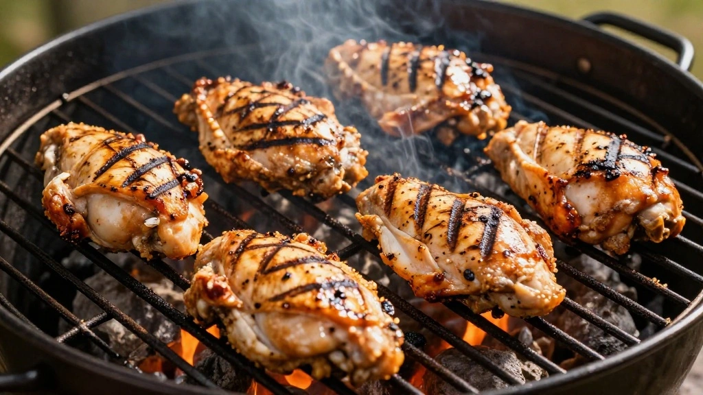 Maple Bourbon BBQ Chicken: An Easy Gourmet Recipe to Impress - Step 5: Begin Cooking the Chicken 1