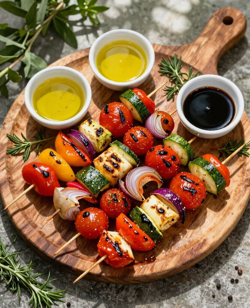 10 Easy Grilling Recipes for Dinners That Will Wow Your Family This Summer - 2. Grilled Vegetable Skewers 1