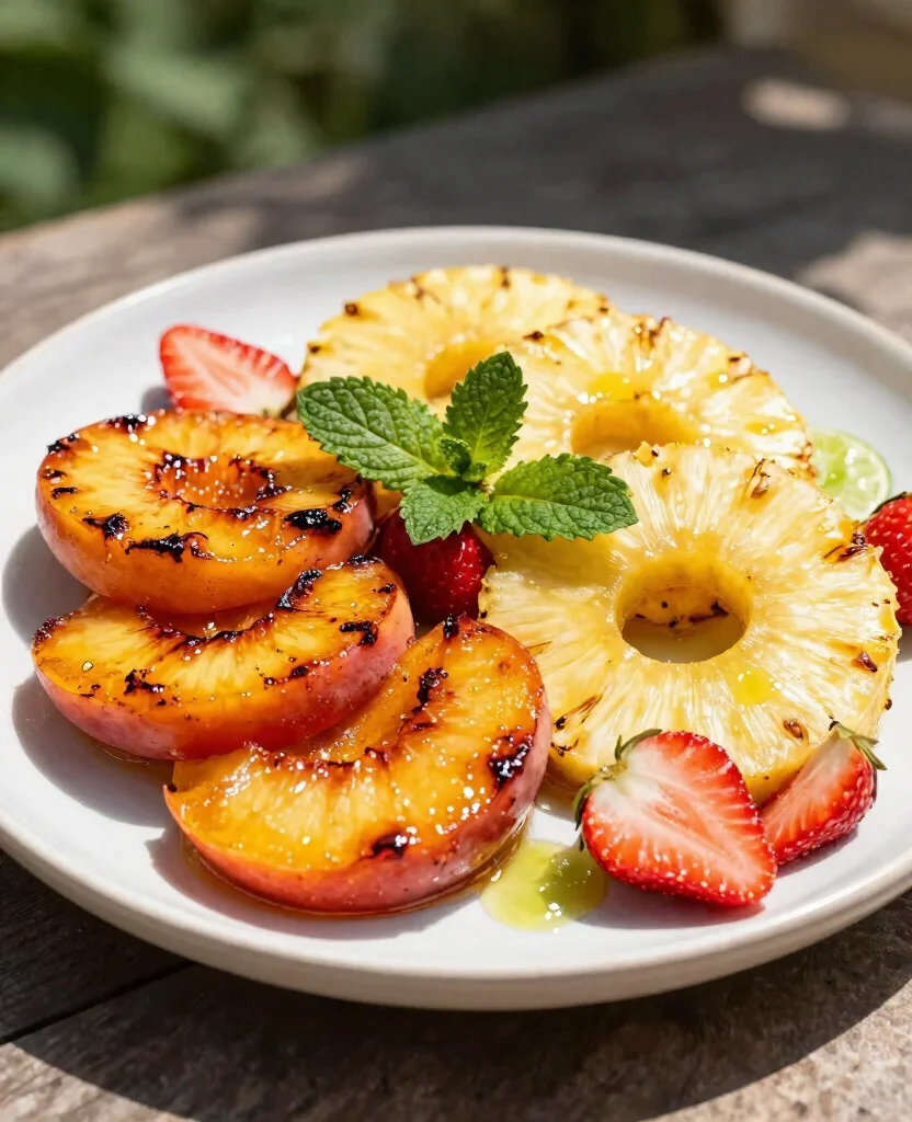 10 Easy Grilling Recipes for Dinners That Will Wow Your Family This Summer - 9. Grilled Fruit Salad 1