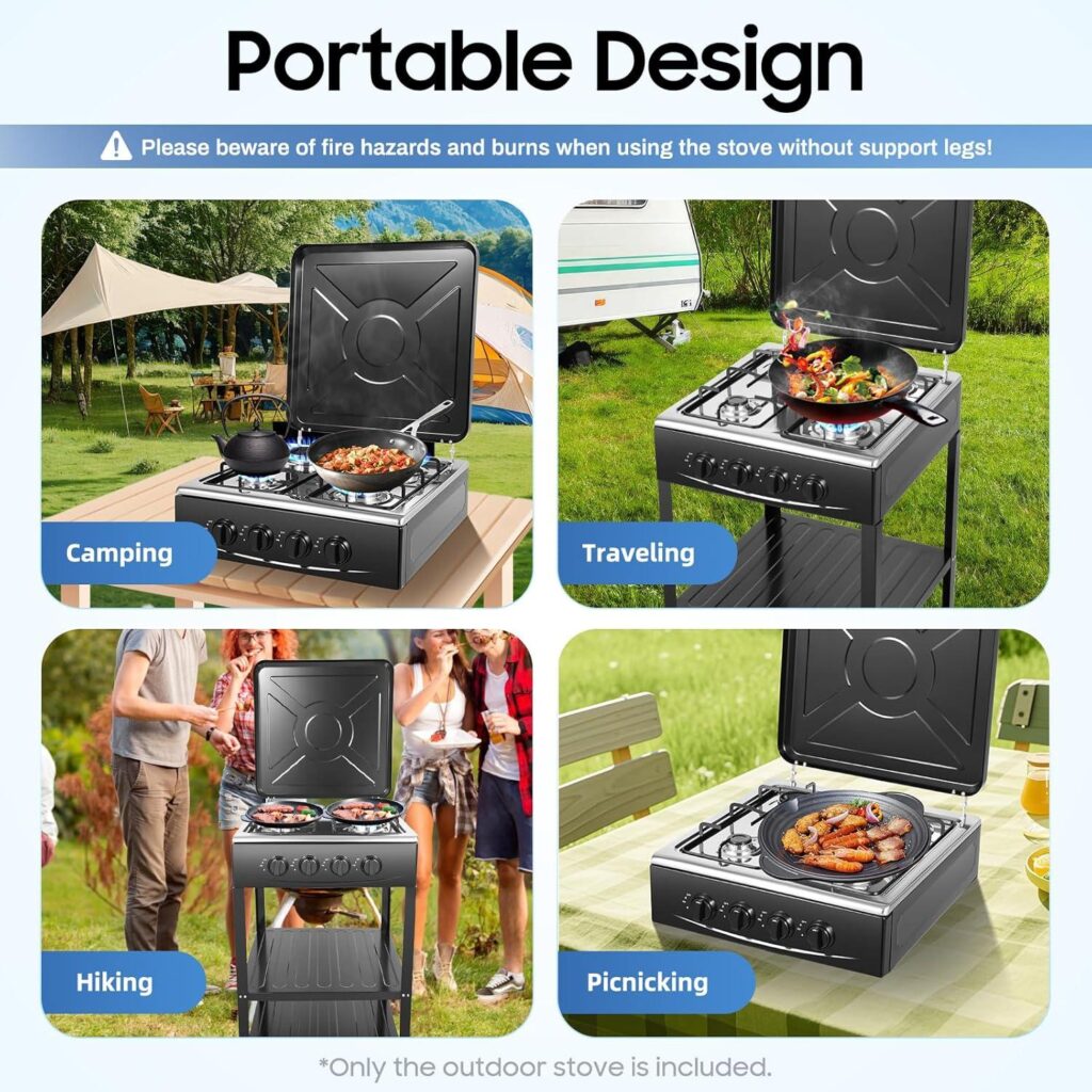 Heating Up Our Outdoor Culinary Adventures: The 4-Burner Propane Stove