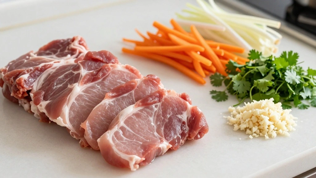 BBQ Banh Mi: A Deliciously Spicy and Savory Sandwich Fusion - Step 1: Prepare Ingredients 1
