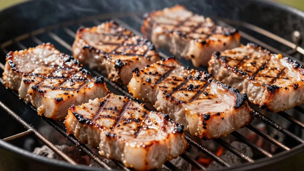 BBQ Banh Mi: A Deliciously Spicy and Savory Sandwich Fusion - Step 5: Grill the Meat 1
