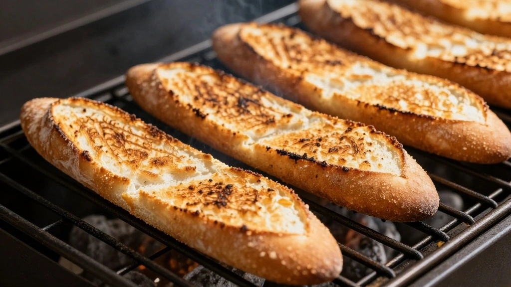 BBQ Banh Mi: A Deliciously Spicy and Savory Sandwich Fusion - Step 6: Toast the Baguettes 1