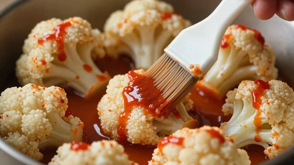 BBQ Cauliflower Steaks: A Flavorful Vegetarian Twist on Grilling - Step 4: Marinate the Cauliflower 1