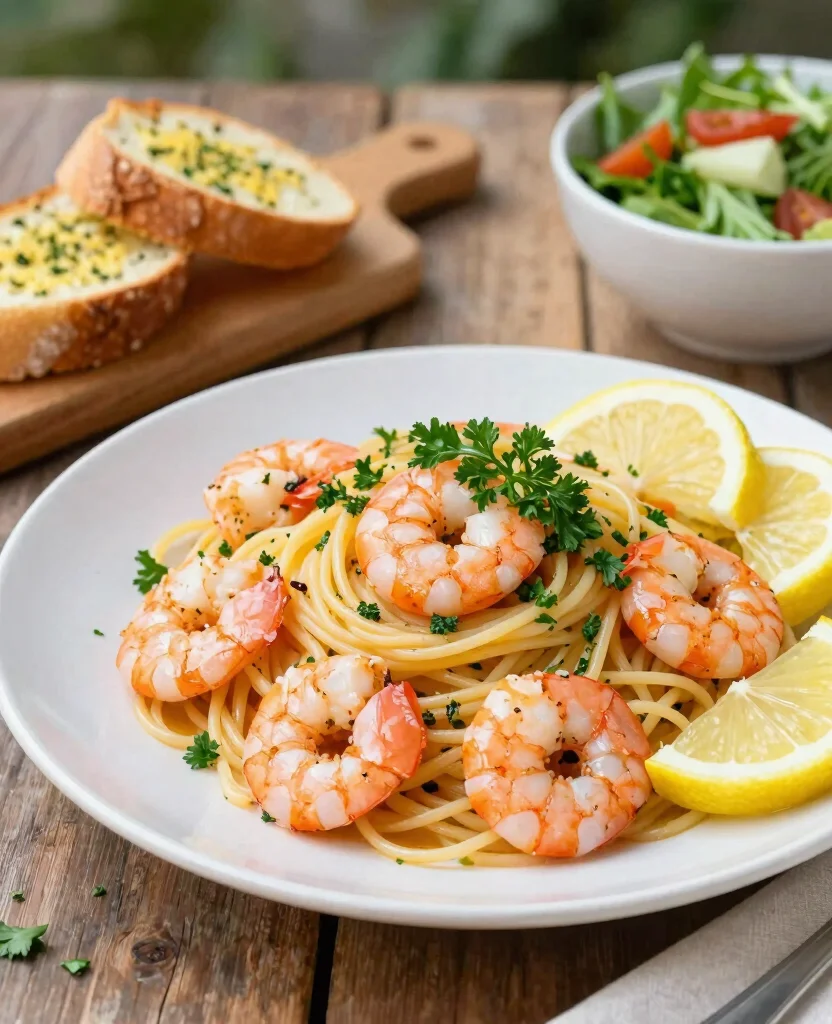 Delicious Grilling Recipes: 10 Mouthwatering Shrimp Dishes to Try This Summer - 4. Lemon Herb Shrimp Pasta 1