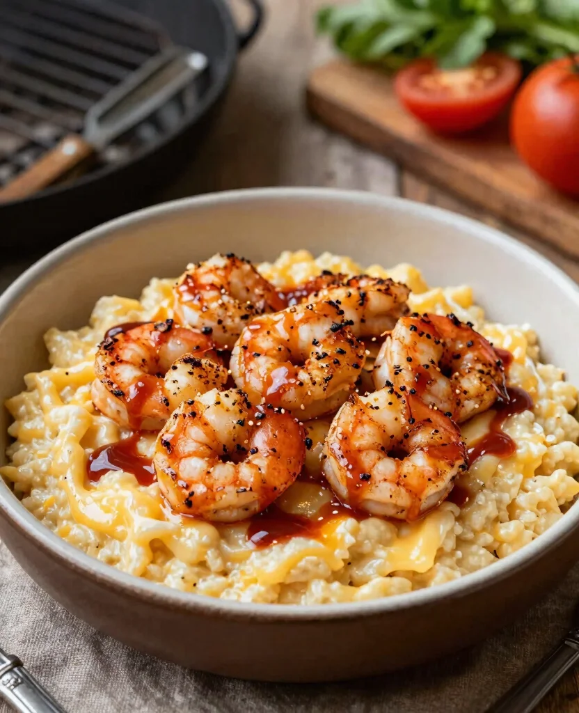 Delicious Grilling Recipes: 10 Mouthwatering Shrimp Dishes to Try This Summer - 8. Grilled Shrimp and Grits 1