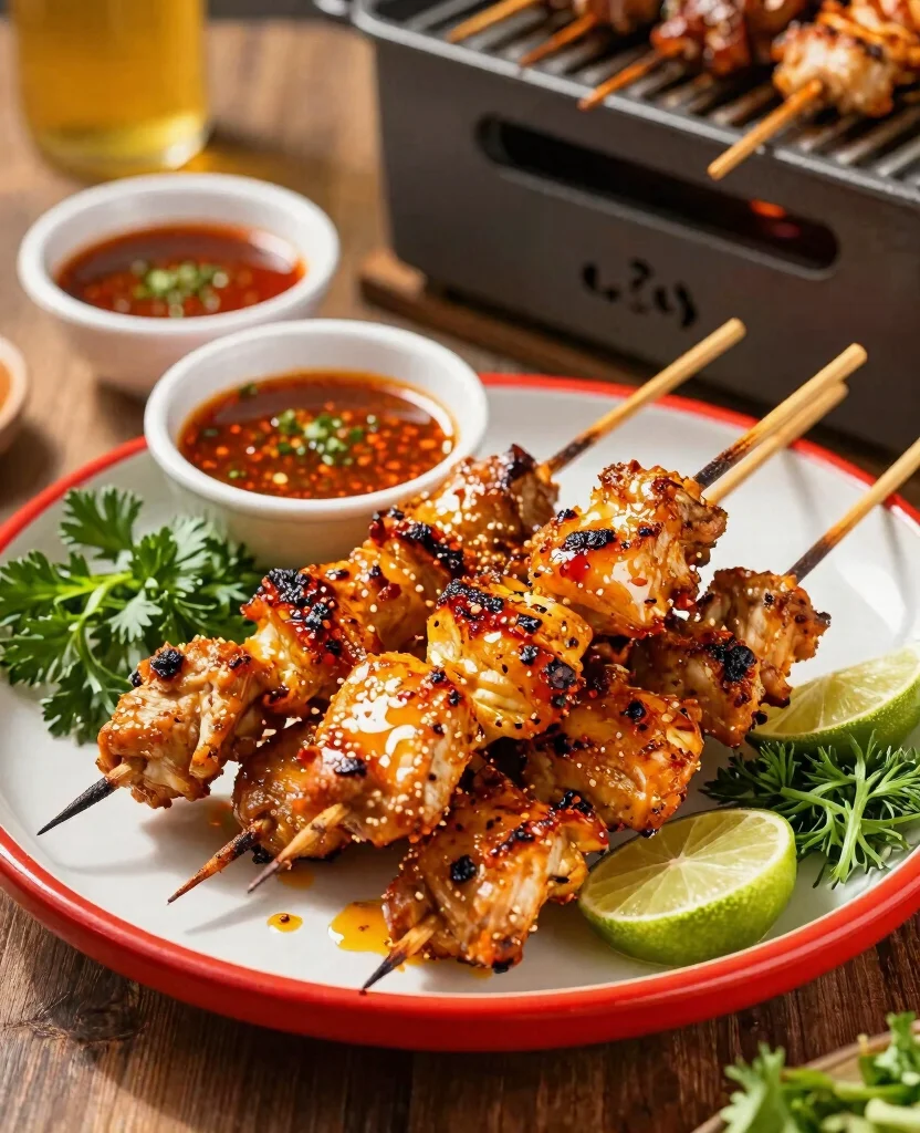 Delicious Grilling Recipes: 10 Must-Try Chicken Dishes for Your Next BBQ Party! - 3. Spicy Grilled Chicken Skewers 1