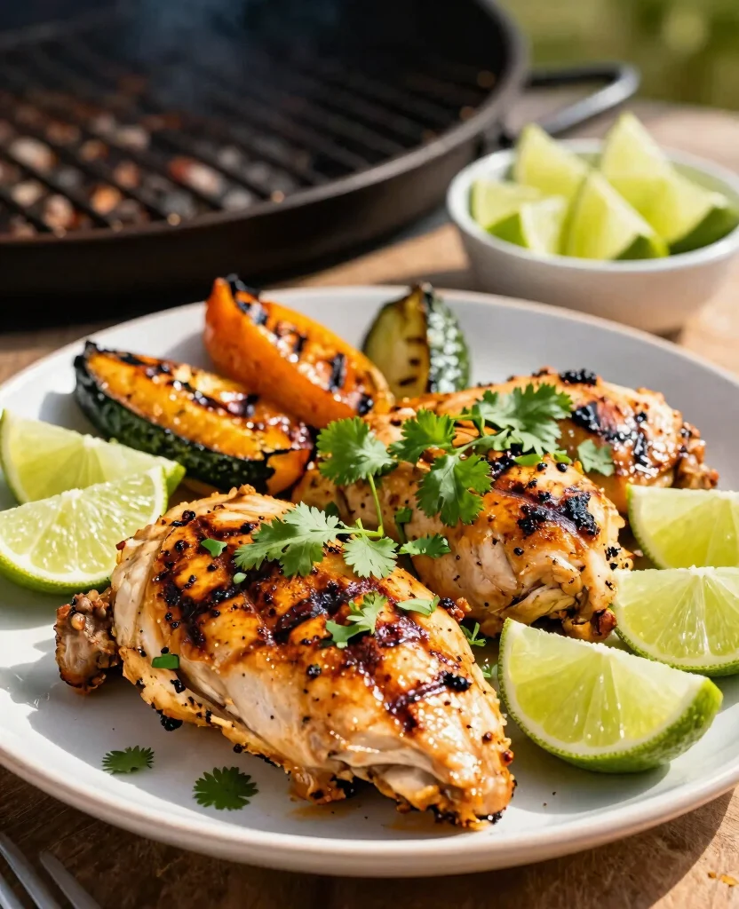 Delicious Grilling Recipes: 10 Must-Try Chicken Dishes for Your Next BBQ Party! - 9. Cilantro Lime Grilled Chicken 1