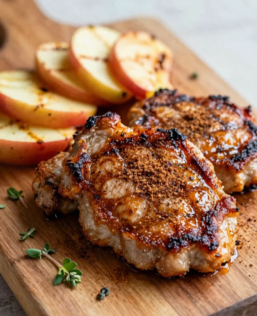 Delicious Grilling Recipes for Picky Eaters: Fun BBQ Ideas Everyone Will Love! - 5. Apple-Cinnamon Grilled Pork Chops 1
