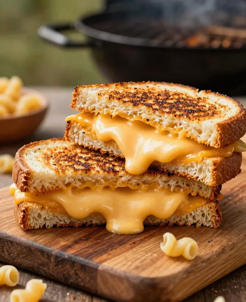 Delicious Grilling Recipes for Picky Eaters: Fun BBQ Ideas Everyone Will Love! - 8. Grilled Mac and Cheese Sandwiches 1