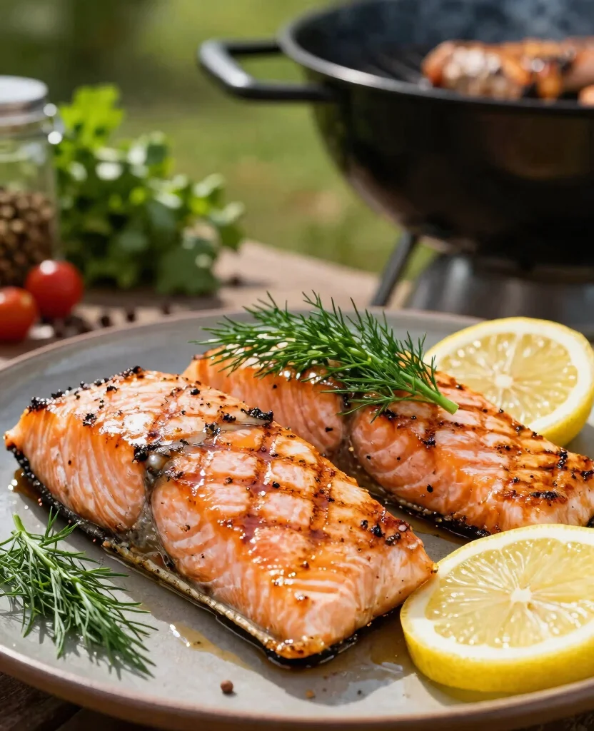 Deliciously Healthy Grilling Recipes for Your Next BBQ: Flavorful and Guilt-Free! - 1. Zesty Lemon-Dill Grilled Salmon 1